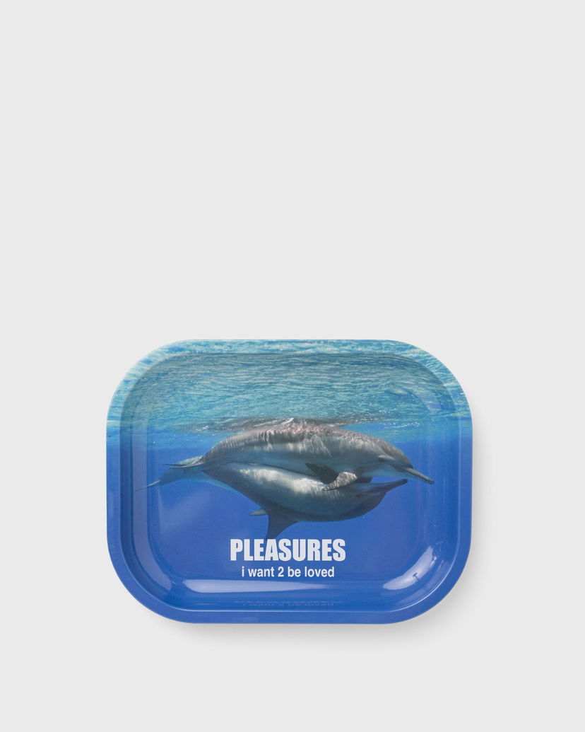 Home decor Pleasures Dolphins Metal Tray Blå | P25SU071-BLUE