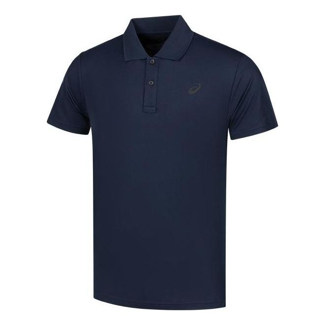 Polo skjorte Asics Short Sleeve Polo Shirt Mørkeblå | 2031E616-403
