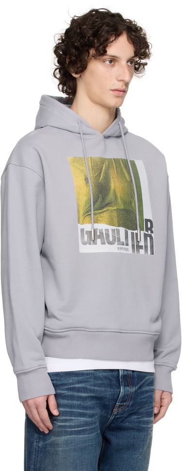 Sweatshirt Jean Paul Gaultier Jean Paul Gaultier Printed Cotton Hoodie Grå | 25/03-W-TO296-J003-134812, 1