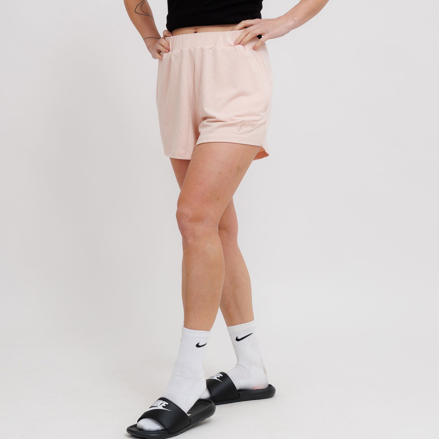 Shorts GUESS Guess Lucia Shorts Lyserød | O5GD06KCQP2-G6I6, 0