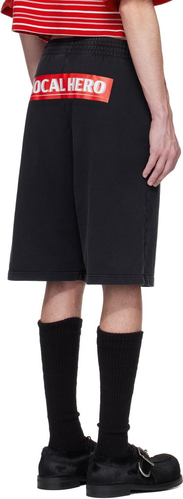 Shorts Martine Rose Martine Rose Logo Sweatshorts Sort | 631JS02002M, 2