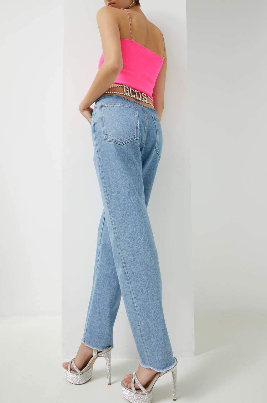 Jeans GCDS High Waist Jeans Blå | SS23W350205, 0