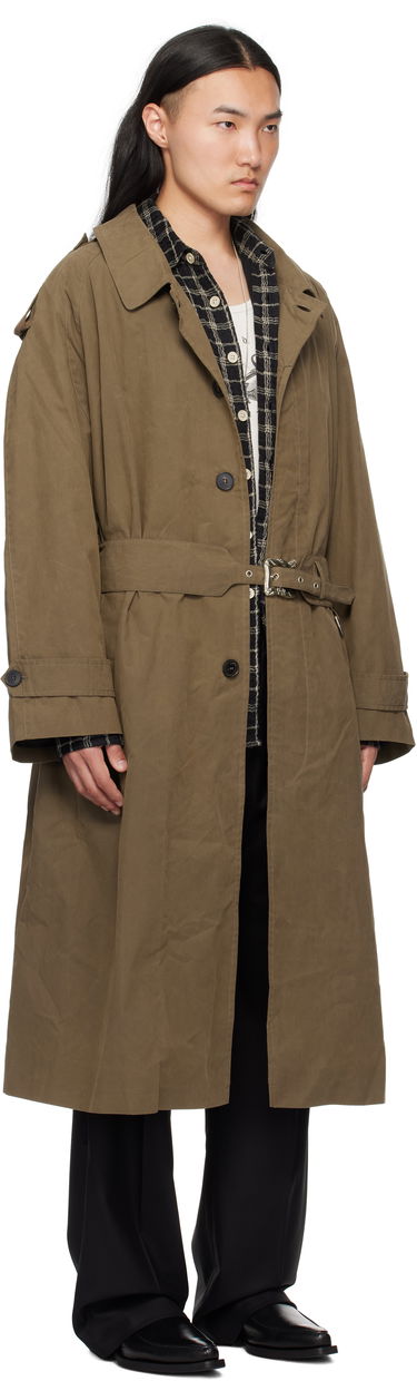 Trenchcoat Enfants Riches Déprimés Enfants Riches Déprimés Museum Sunday Trench Coat Grøn | 030-537, 1