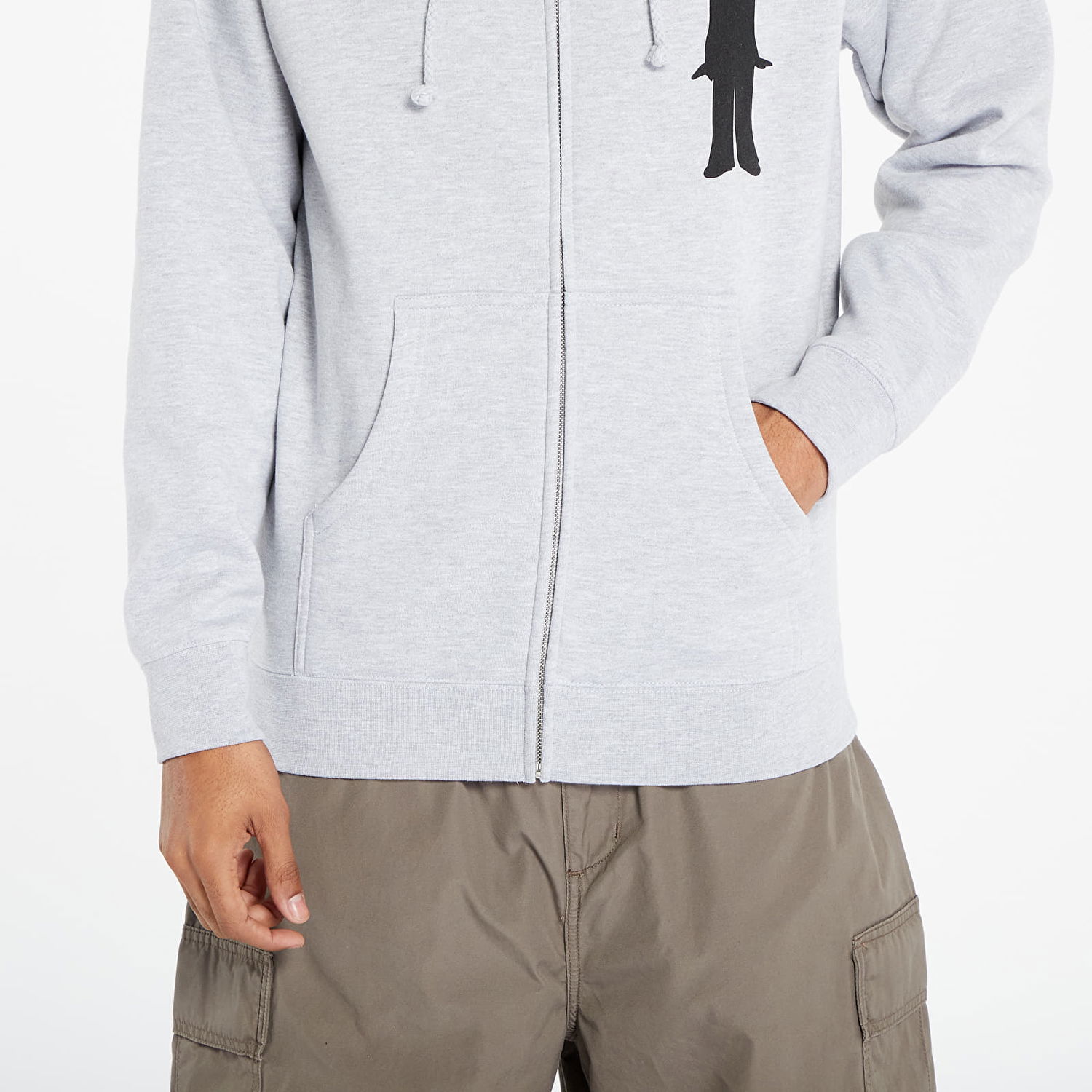 Sweatshirt Pleasures Jamiroquai x High Times Zip Hoodie Grå | P23W061 GREY, 1