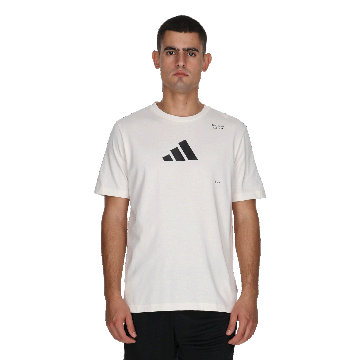 T-shirt adidas Originals T-Shirt All Gym Training Hvid | IS2363, 0