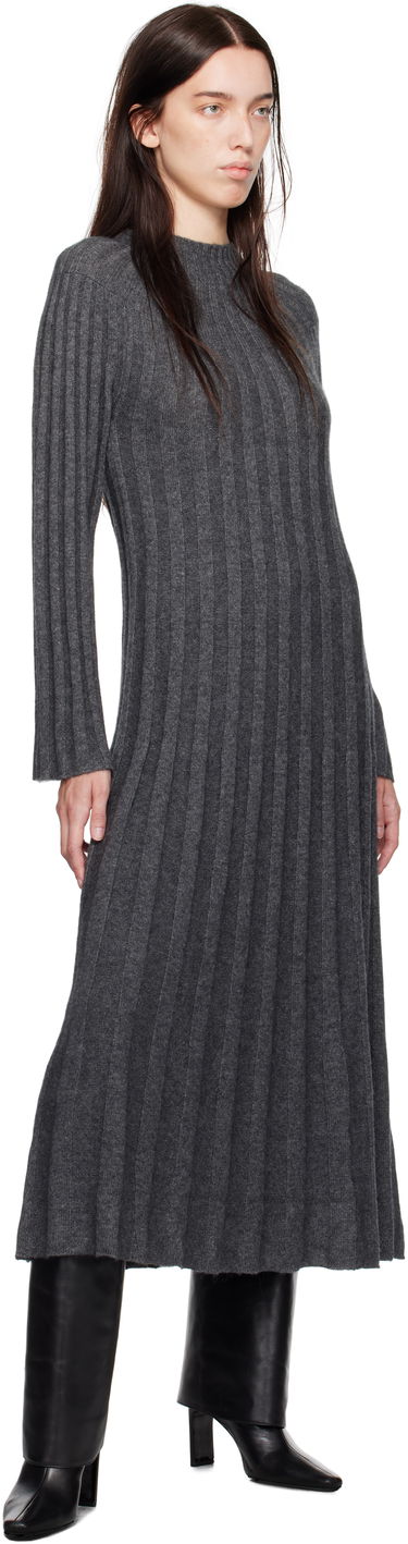 Kjole Loulou de Saison Loulou de Saison Irma Maxi Dress Grå | IRMA, 3