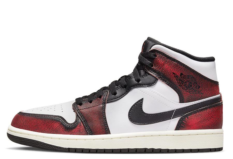 Sneakers og sko Jordan Air Jordan 1 Mid SE "Wear-Away" Rød | DV9565-006, 1