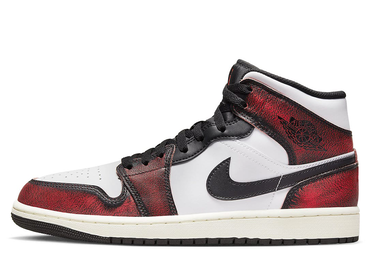 Sneakers og sko Jordan Air Jordan 1 Mid SE "Wear-Away" Rød | DV9565-006, 1