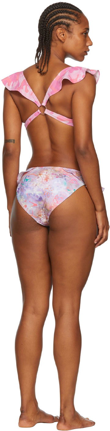 Badetøj Collina Strada Collina Strada Recycled Nylon Bikini Lyserød | XX2124, 2