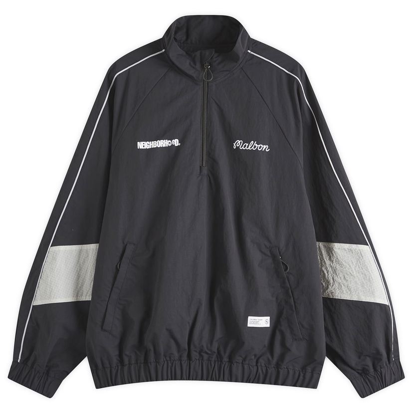 Vindjakke Neighborhood Malbon Golf Quarter Zip Jacket, Size Large Sort | 251TS54N-JKM02-BLK