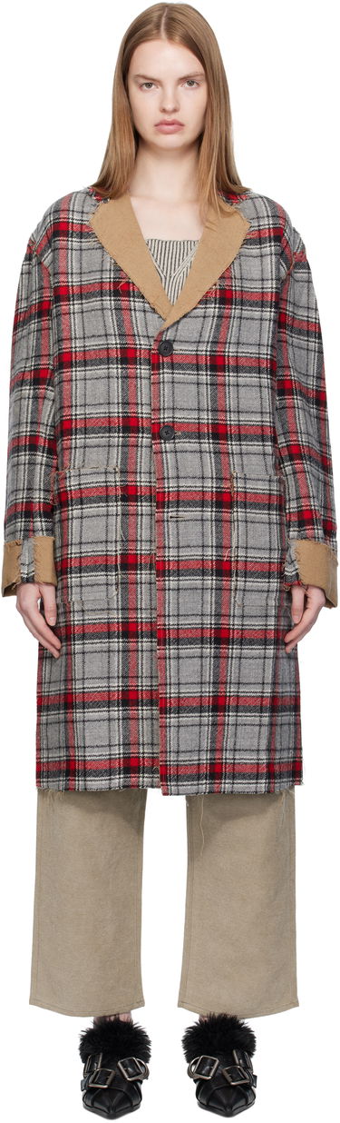 Frakker R13 R13 Raw Cut Reversible Coat Flerfarvet | R13WR469-R566A, 0