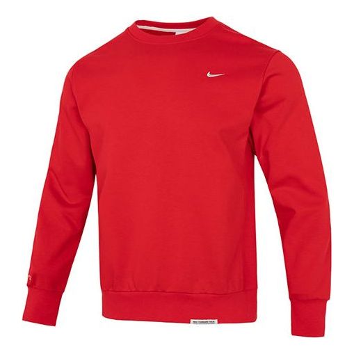 Sweater Nike Nike Solo Swoosh Crew Neck Sweatshirt Rød | DQ5821-657, 0