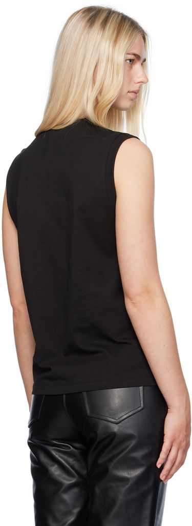 Tanktop TOTEME TOTEME Relaxed Sleeveless Tank Top Sort | 243-WRT0345-FB0093, 2