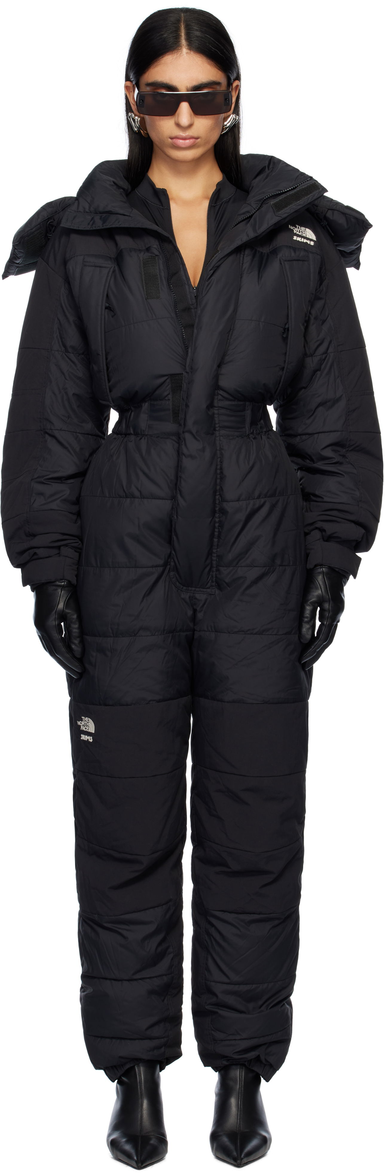 Jumpsuit SKIMS The North Face x SKIMS Himalayan Down Ski Suit Sort | A82Z8, 0