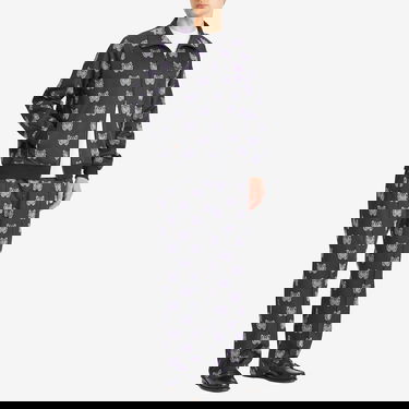 Joggingbukser Needles Needles x Kae Tanaka Jacquard Track Pants, Size Large Sort | QV425, 4