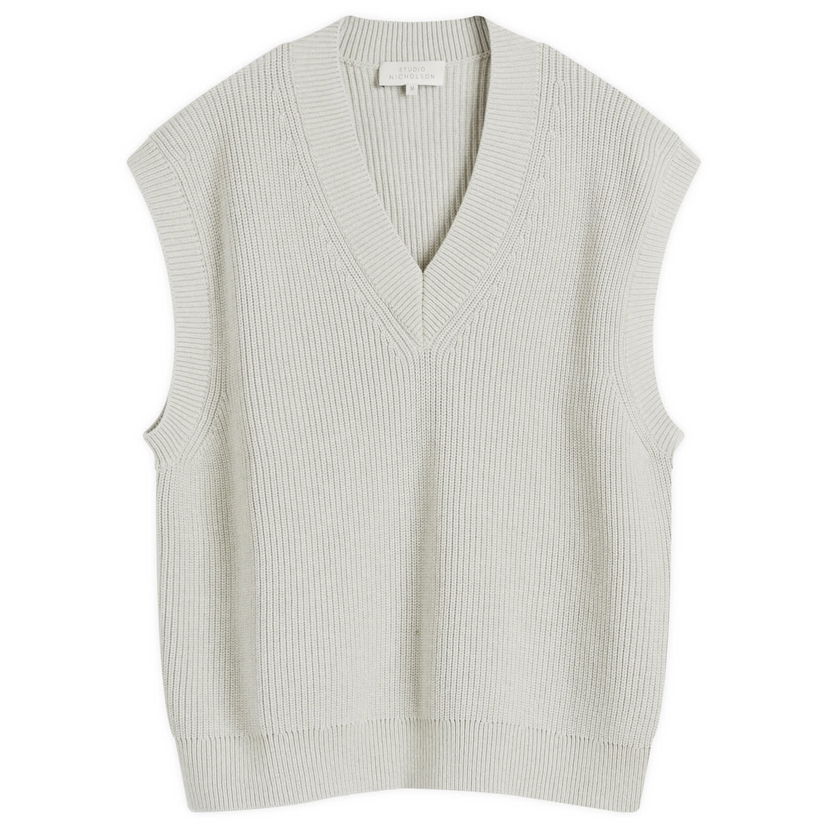 Sweater Studio Nicholson Studio Nicholson Knitted Vest Grå | CULKINSNM-1305-GRM