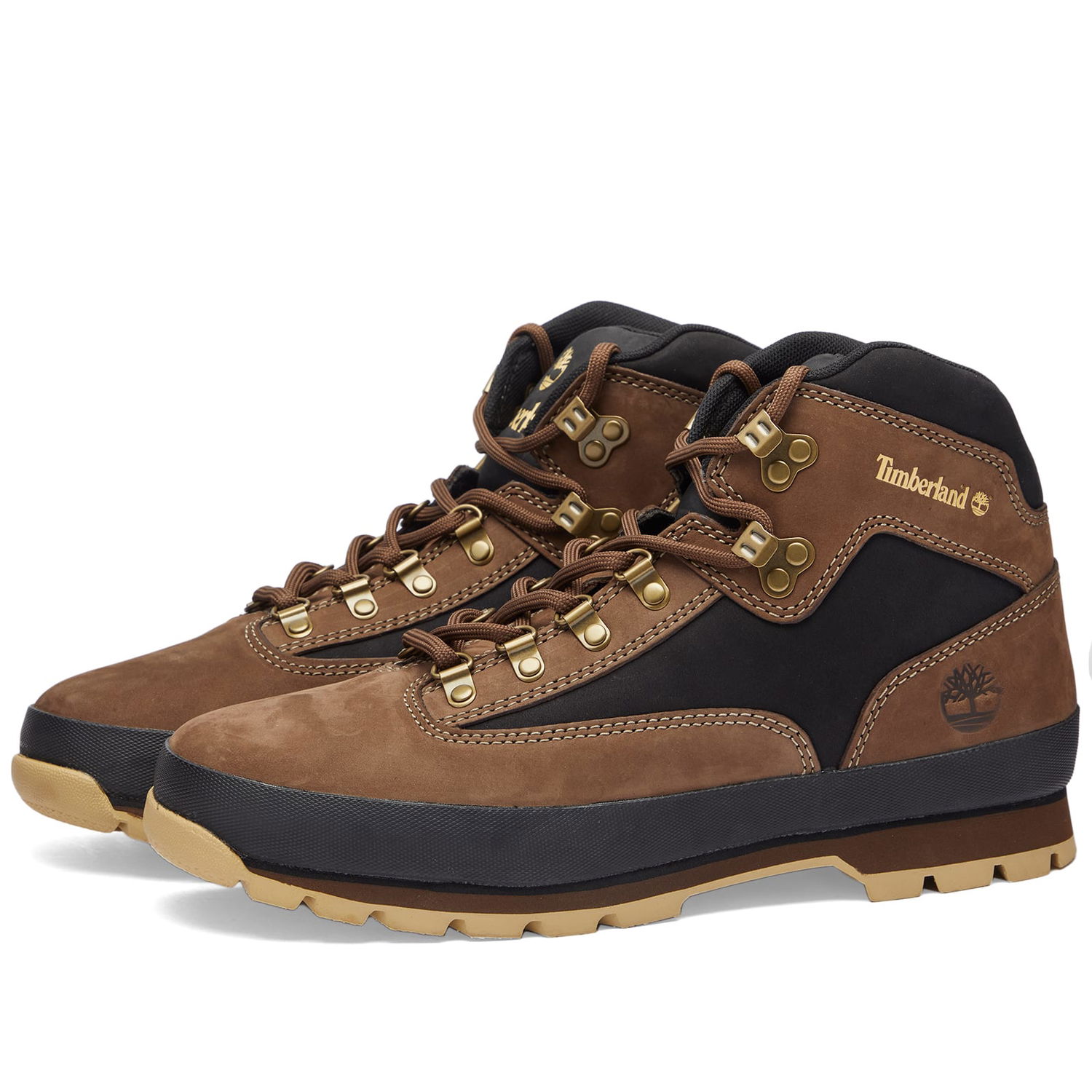 Sneakers og sko Timberland Men's Euro Hiker Leather Dark Brown Nubuck Brun | TB0A5ZJ5968, 0