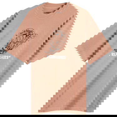 T-shirt Pleasures Pleasures x Fat Beats 9th Street T-Shirt, Size Large Brun | P25SP067-ROSE, 0