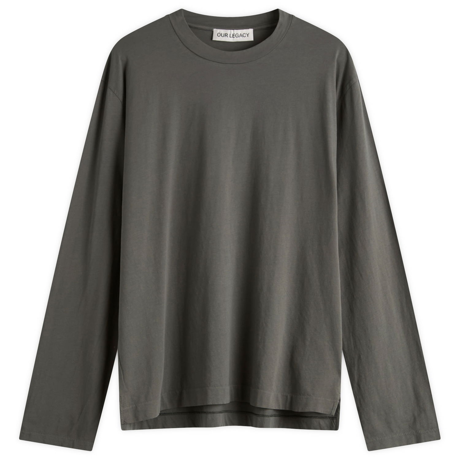 T-shirt OUR LEGACY Our Legacy Box Long Sleeve T-Shirt Grå | M4256BG, 1
