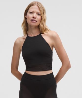 Crop top lululemon High-Neck Nulu Tank Top with Mesh Hem Light Support B/C Cups Sort | prod20002671, 6