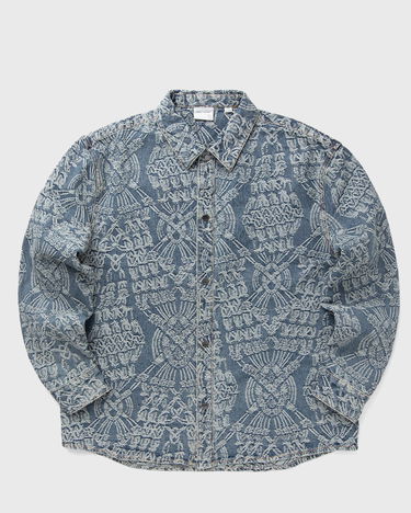 Skjorte DAILY PAPER Macrame Rahul Denim Shirt Blå | 2513092, 1