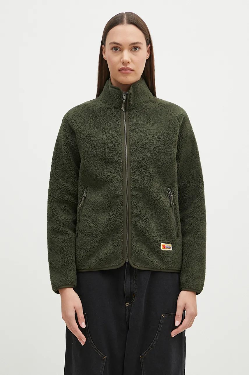 Jakke FJÄLLRÄVEN Vardag Pile Fleece W Grøn | F84789.662, 0