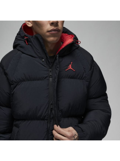 Puffer jakke Jordan Essential Puffer Jacket Sort | DQ7348-010