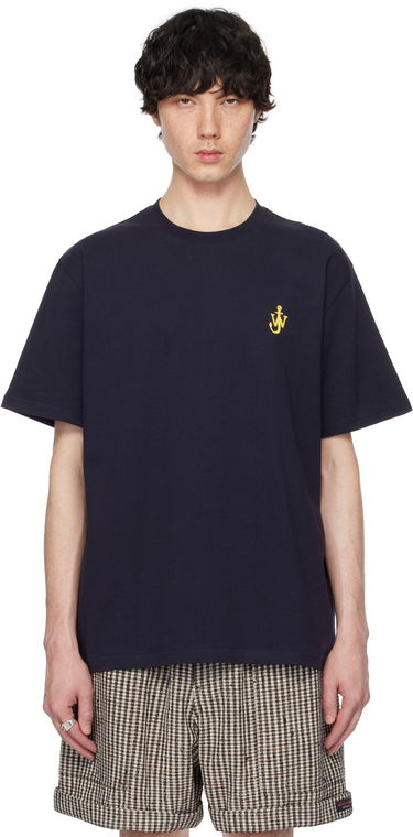 T-shirt JW Anderson JW Anderson Anchor T-Shirt Mørkeblå | JT0257-PG1510, 0