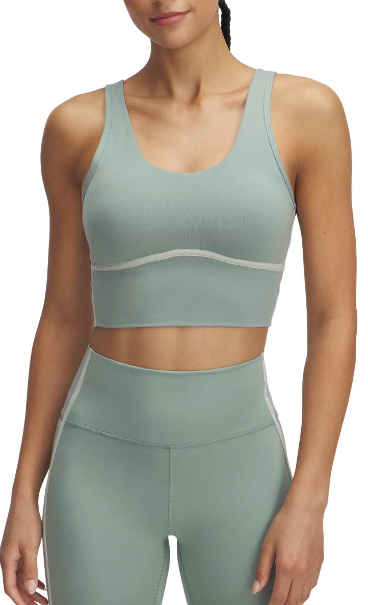 Crop top Under Armour Meridian Piped Crop Tank Grøn | 6003529-348