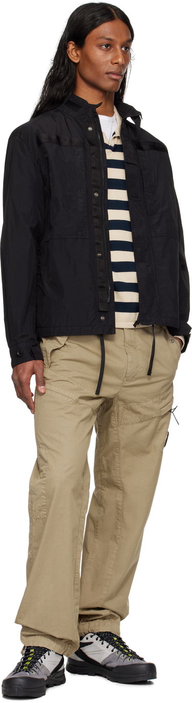 Vindjakke C.P. Company C.P. Company Flatt Nylon Lens Overshirt Sort | 18CMOS081A-005991G, 4