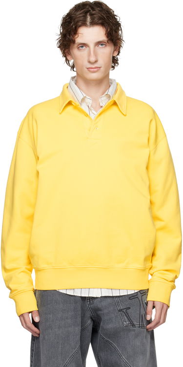 Sweatshirt JW Anderson JW Anderson Rugby Sweatshirt Polo Gul | JO0275-PG1632, 0