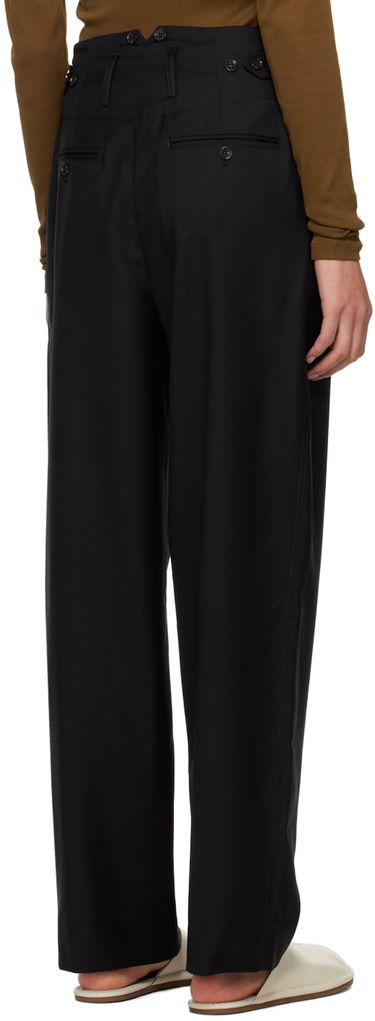 Bukser TOTEME TOTEME Fluid Trousers Sort | 224-2005-244, 2