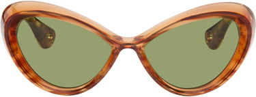 Solbriller Jean Paul Gaultier Jean Paul Gaultier 'The Parisian Cat' Sunglasses Brun | 25/03-U-EY001-X059-18, 0