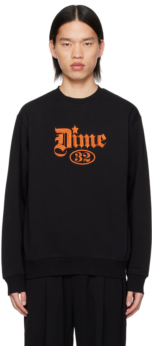 Sweatshirt Dime Black Exe Sweatshirt Sort | DIMESP2416BLK