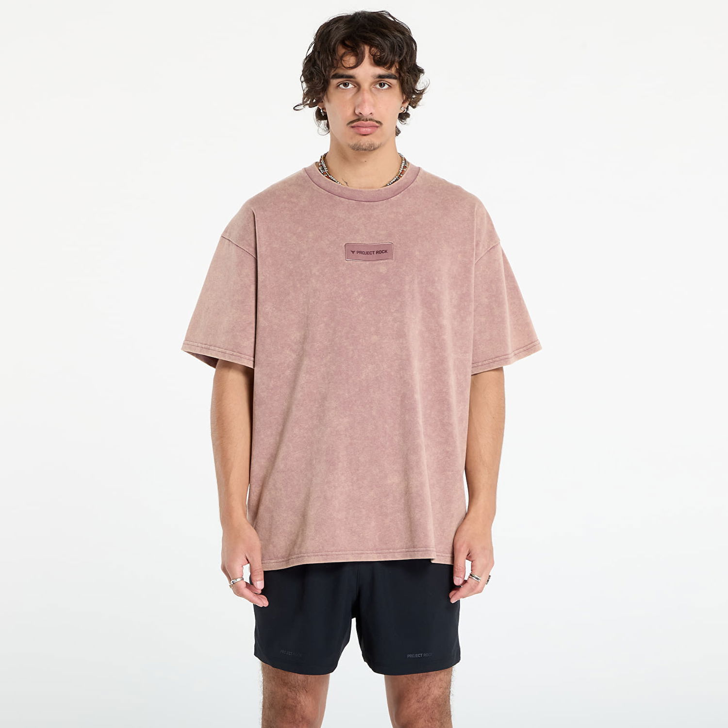 T-shirt Under Armour Project Rock Hwt OS Tee Lyserød | 6006763-651, 0