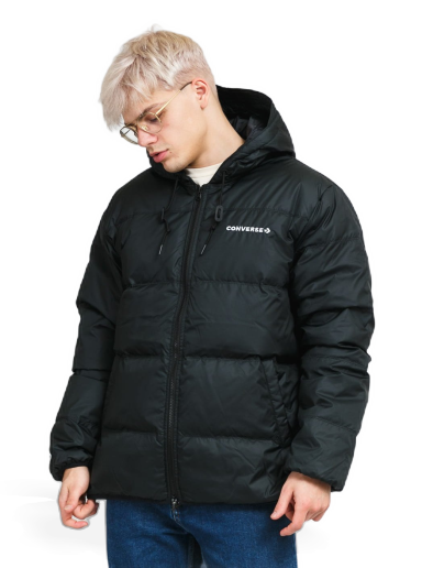 Jakke Converse Down Short Jacket Sort | 10021981-A01