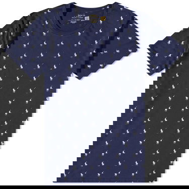 T-shirt Polo by Ralph Lauren All Over Pony Sleepwear Tee Mørkeblå | 714899612006, 0