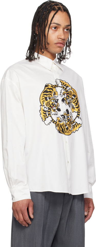 Skjorte KENZO Kenzo Paris VERDY Edition Casual Poplin Shirt Hvid | FF55CH4309P2, 1
