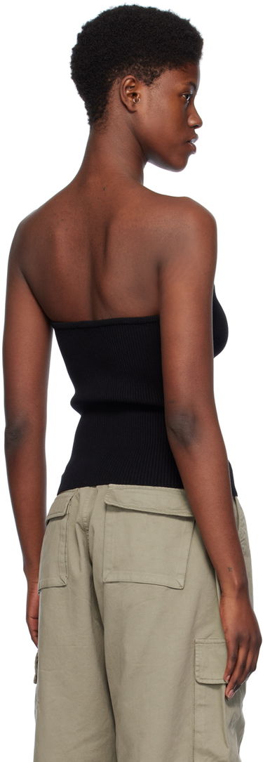 Tanktop Coperni Coperni V-Neck Ribbed Knit Camisole Sort | COPML90852, 2