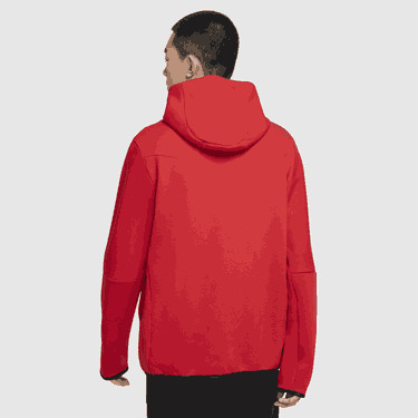 Sweatshirt Nike Sportswear Tech Fleece Hoodie Rød | cu4489-657, 3