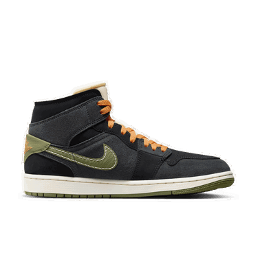 Sneakers og sko Jordan Jordan 1 Mid SE Craft Anthracite Light Sort | FD6817-003, 4