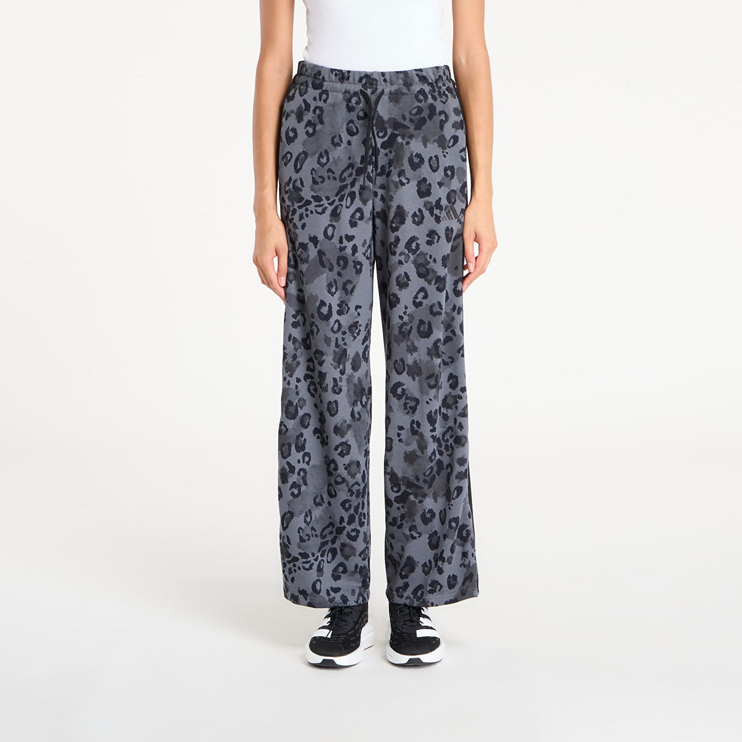 Joggingbukser adidas Performance Adidas Animal Print Open Hem Joggers Grå | JM1839, 0