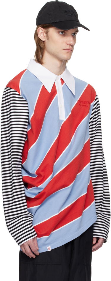 Polo skjorte Charles Jeffrey Loverboy Charles Jeffrey LOVERBOY Topsy Turvy Rugby Polo Flerfarvet | 54101201, 1
