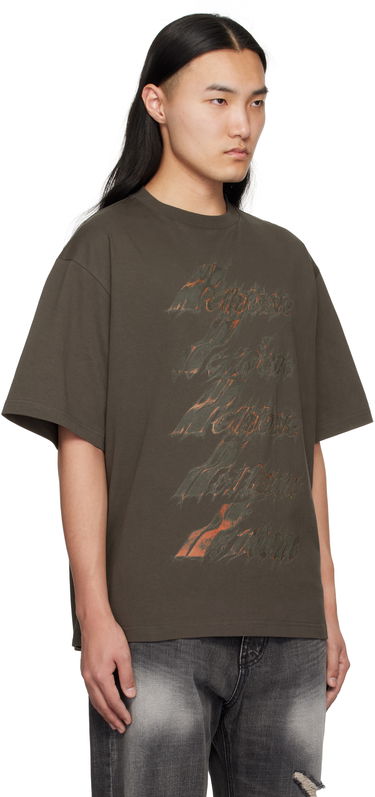 T-shirt We11done We11done Spark Logo Graphic T-Shirt Brun | WD-TT0-25-751-U-CH, 1