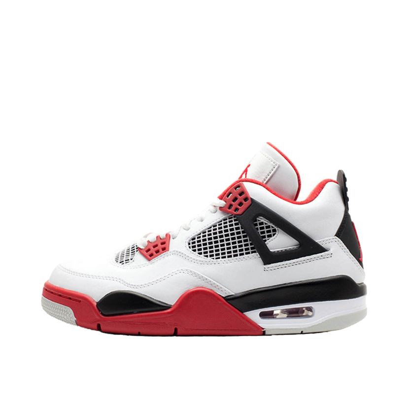 Sneakers og sko Jordan Air Jordan IV Retro Fire Red Hvid | 308497-110