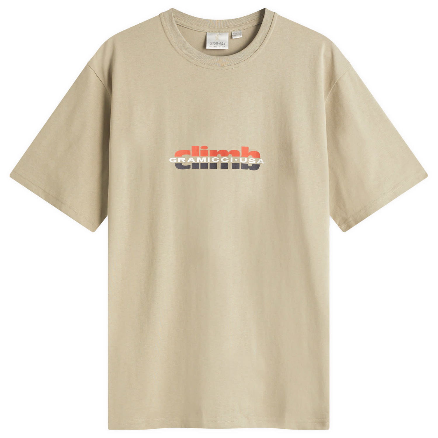 T-shirt GRAMICCI Gramicci Climb T-Shirt, Size Large Beige | G5SU-T163-KHK, 1