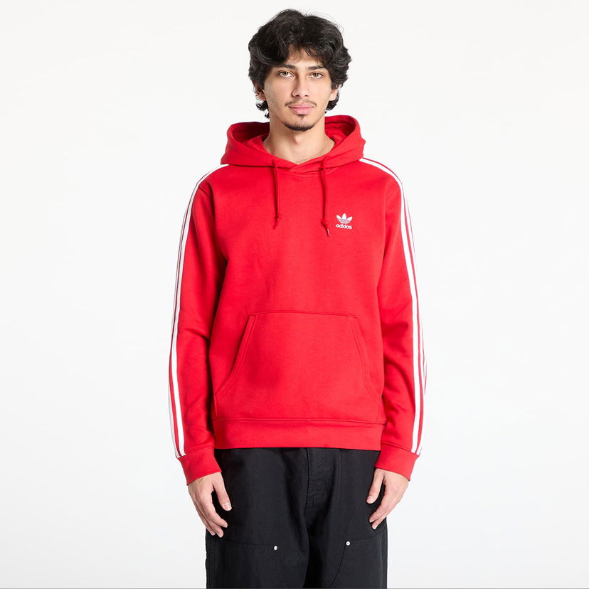 Sweatshirt adidas Originals Adicolor Classics 3-Stripes Hoodie Rød | IR9868