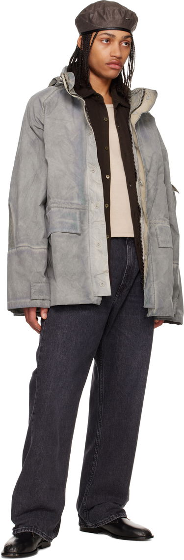 Parka OUR LEGACY Our Legacy Horizon Waxed Cotton Jacket Grå | M2251HCO, 3