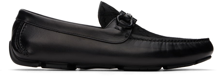 Sneakers og sko FERRAGAMO Salvatore Ferragamo Gancini Ornament Loafers Sort | 775576, 0