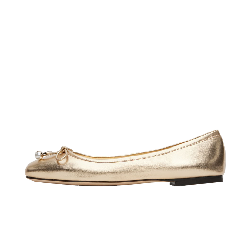 Sneakers og sko Jimmy Choo Elme Ballerina Flats Beige | ELME FLAT MNA